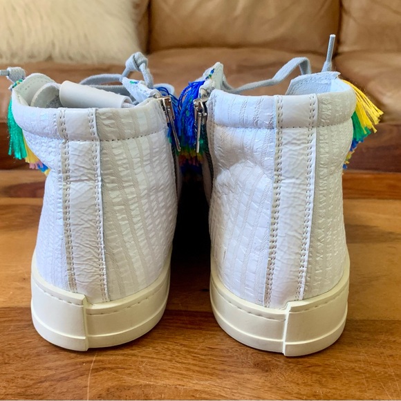 P448 Skate High Top Lisa Rainbow Sneakers - Picture 5 of 13